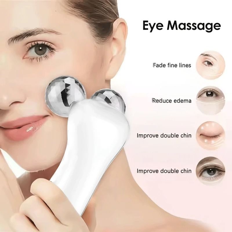4D Roller Facial Massager With EMS Face Lift And Skin Tightening Device 4