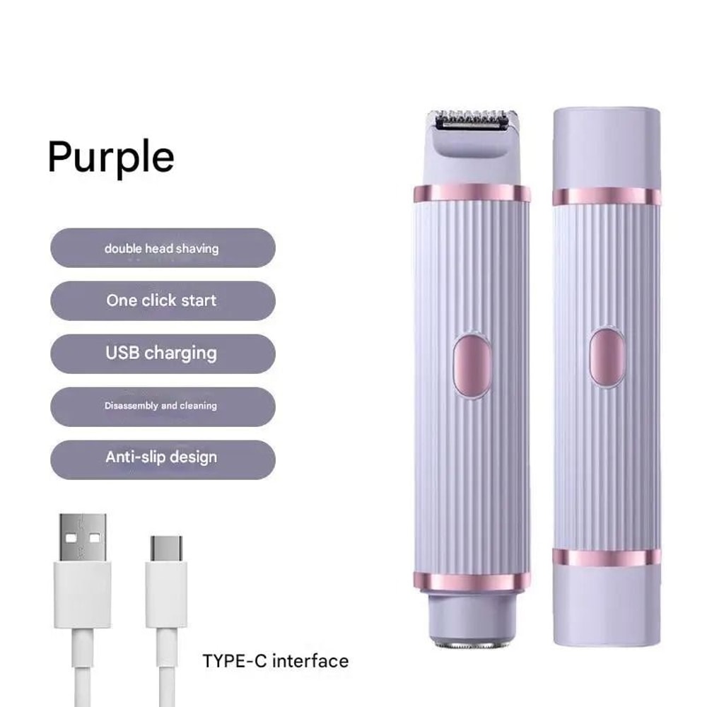 2 In 1 Electric Hair Trimmer And Shaver Portable Hair Removal Tool For Men And Women 6