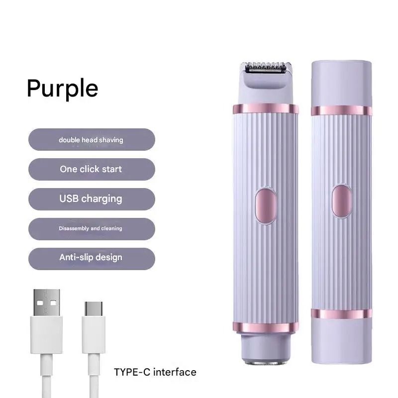 2 In 1 Electric Hair Trimmer And Shaver Portable Hair Removal Tool For Men And Women 6