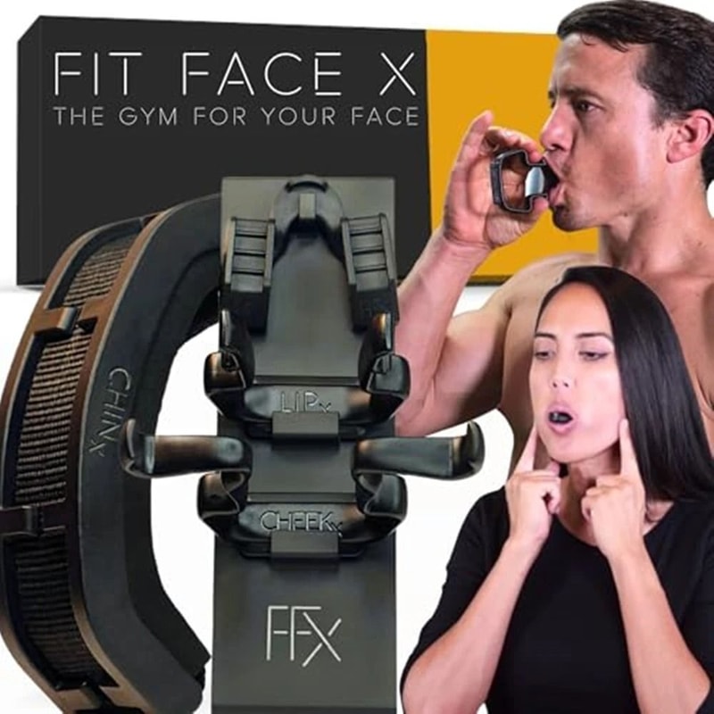 Face Sculpting Gym Facial Exercise Set For Cheeks Neck Jawline And Jowls 0