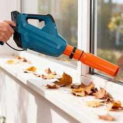 high flow leaf blower air booster attachment for yard cleaning and debris removal
