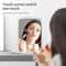 Foldable LED Vanity Mirror With Tricolor Lighting USB Rechargeable Touch Control 3