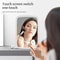 Foldable LED Vanity Mirror With Tricolor Lighting USB Rechargeable Touch Control 3