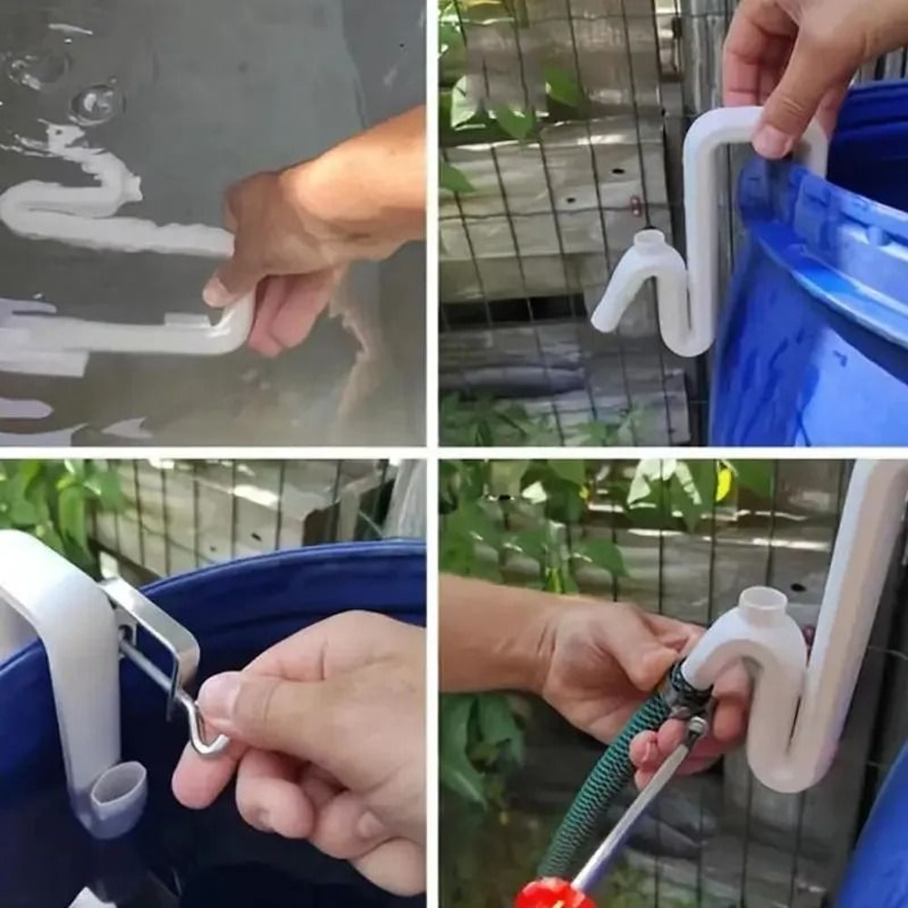 Self Priming Siphon Hose Overflow Pipe For Automatic Water Drain And Fill Transfer 5