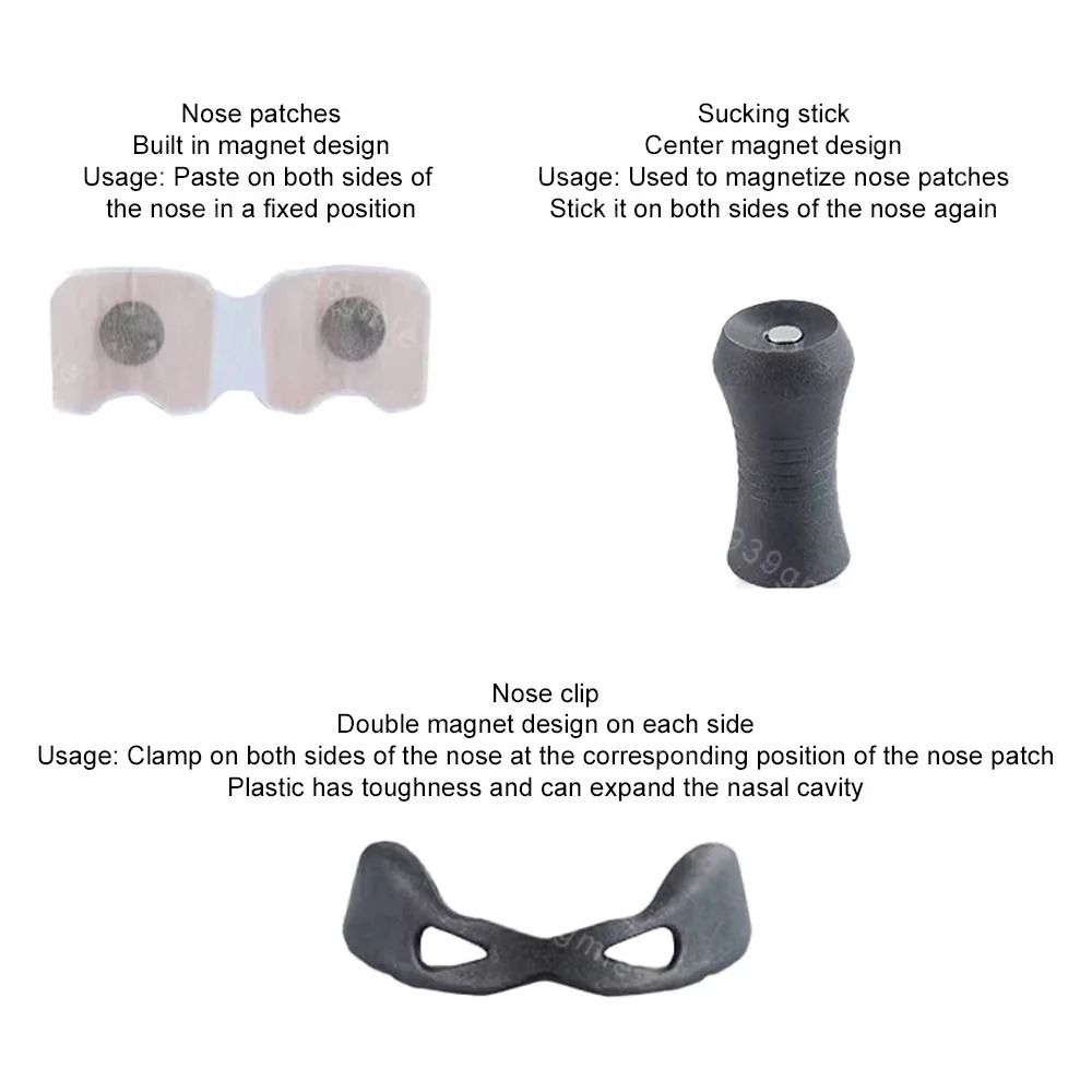 Sport Nasal Dilator And Magnetic Nasal Strips Starter Kit For Better Breathing And Snoring Reductio 5