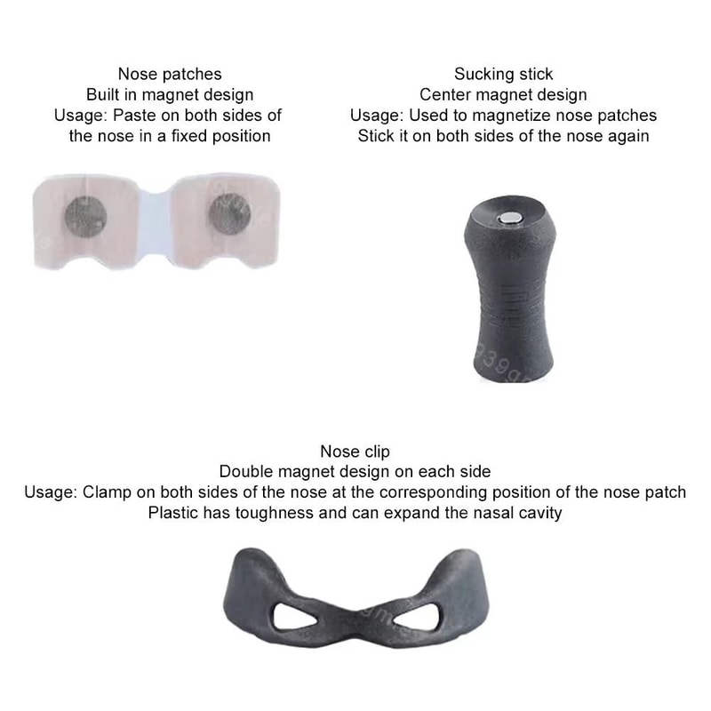 Sport Nasal Dilator And Magnetic Nasal Strips Starter Kit For Better Breathing And Snoring Reductio 5