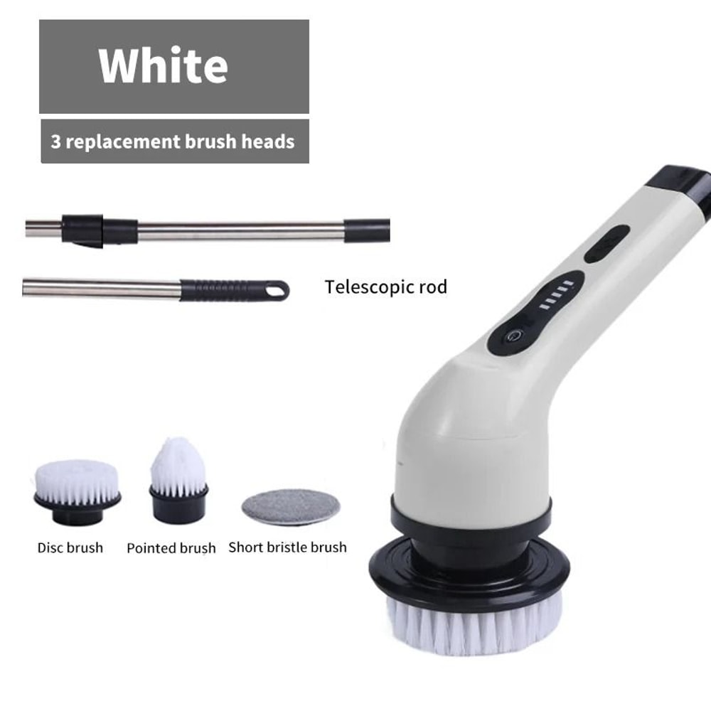 9 In 1 Electric Spin Cleaning Brush Cordless Scrubber For Bathroom Kitchen And Home Deep Cleaning 6