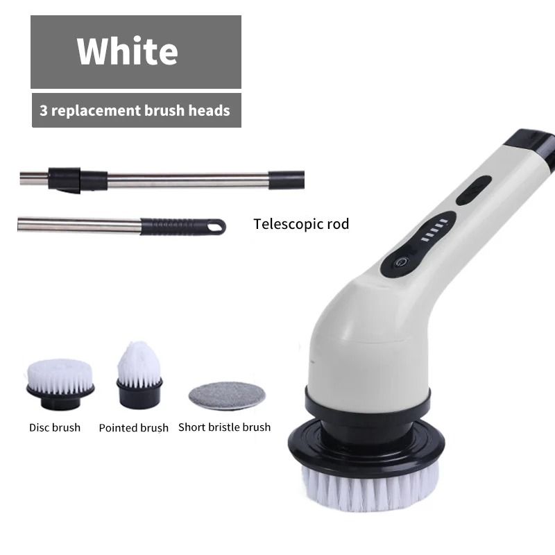 9 In 1 Electric Spin Cleaning Brush Cordless Scrubber For Bathroom Kitchen And Home Deep Cleaning 6