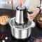 Electric Meat Mincer Grinder Stainless Steel Food Chopper 5L Large Capacity 0