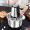 Electric Meat Mincer Grinder Stainless Steel Food Chopper 5L Large Capacity 0