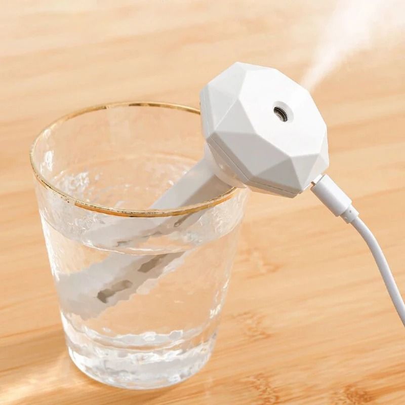 Portable USB Mini Humidifier Ultrasonic Air Diffuser With LED Light 1
