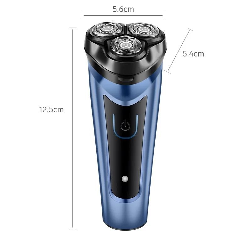 USB Rechargeable Electric Shaver For Men Waterproof Rotary Razor 4