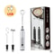 USB Rechargeable Electric Milk Frother Handheld Coffee Whisk Mixer 6