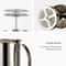 Stainless Steel Double Mesh Milk Frother 400ml Manual Coffee Creamer 3