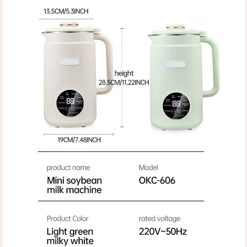 Multifunction Electric Soybean Milk Machine Automatic Food Blender 5