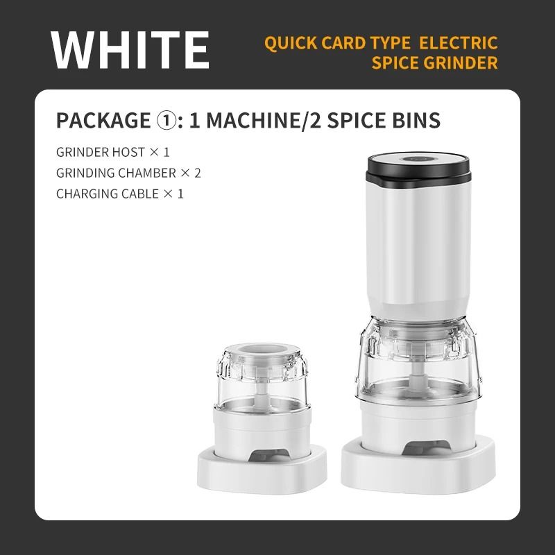 Rechargeable Electric Salt And Pepper Grinder Automatic Adjustable Coarseness 7