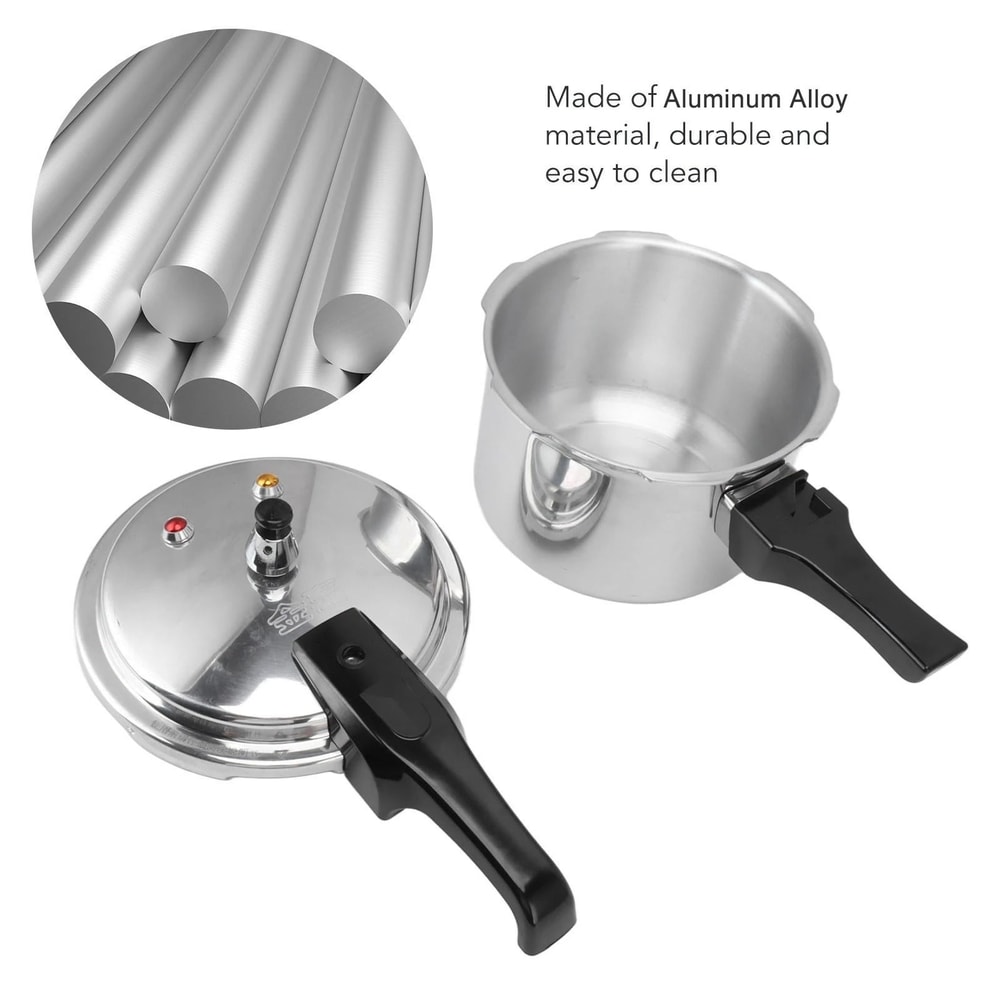 3 Liter Aluminum Alloy Pressure Cooker Mini Gas Stove Cooking Pot 2