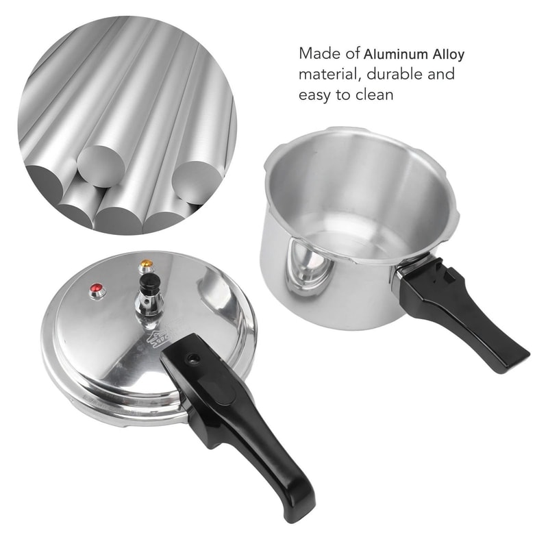 3 Liter Aluminum Alloy Pressure Cooker Mini Gas Stove Cooking Pot 2