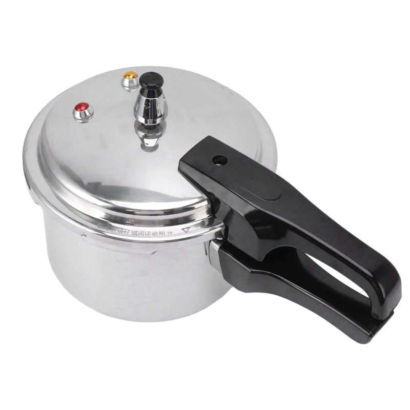 3 Liter Aluminum Alloy Pressure Cooker Mini Gas Stove Cooking Pot 3