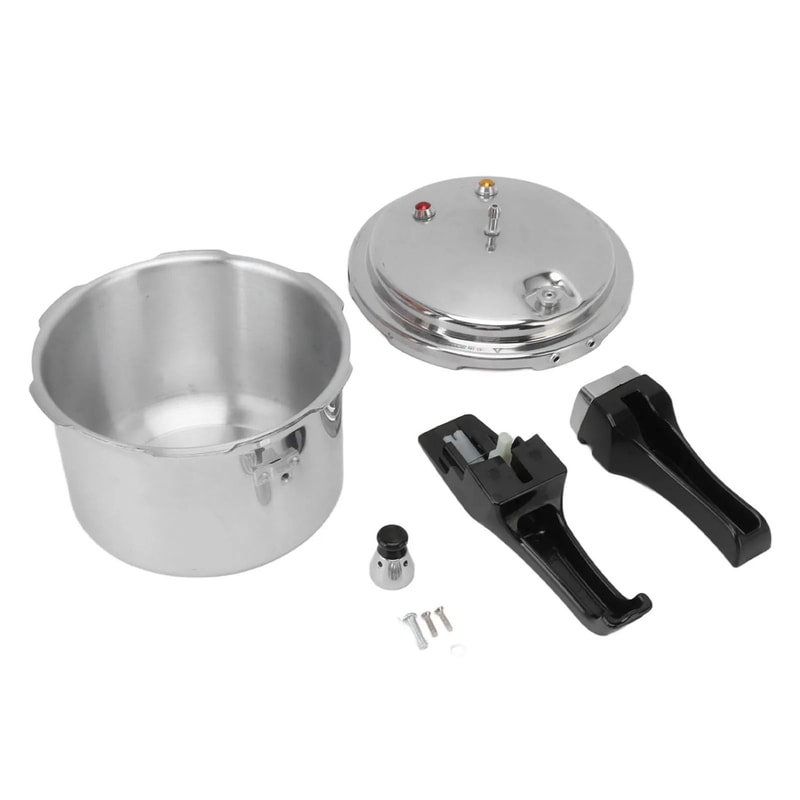 3 Liter Aluminum Alloy Pressure Cooker Mini Gas Stove Cooking Pot 6