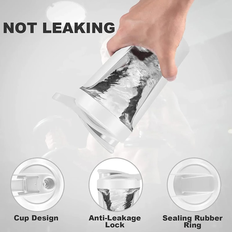 Portable Electric Blender Cup 450ml Rechargeable Mixing Bottle 2