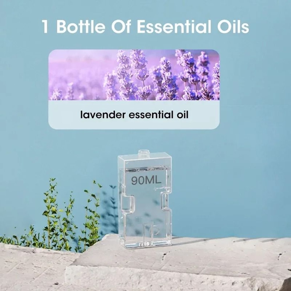 Portable USB Rechargeable Essential Oil Diffuser Mini Aromatherapy Air Purifier 6