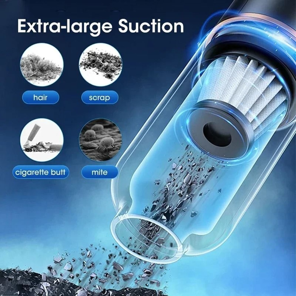 Wireless Handheld Car Vacuum Cleaner With Blowing And Suction Function 4