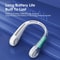 Hands Free Bladeless Neck Fan With Power Bank USB Rechargeable For Travel Sports And Office Use 1