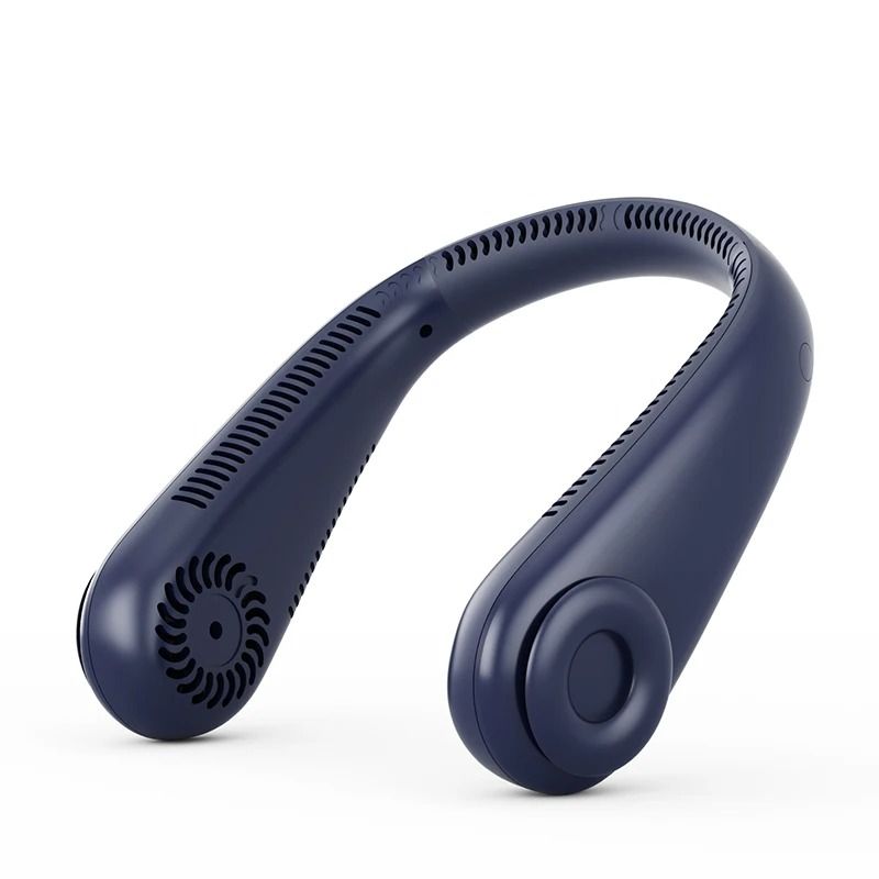 Hands Free Bladeless Neck Fan With Power Bank USB Rechargeable For Travel Sports And Office Use 6
