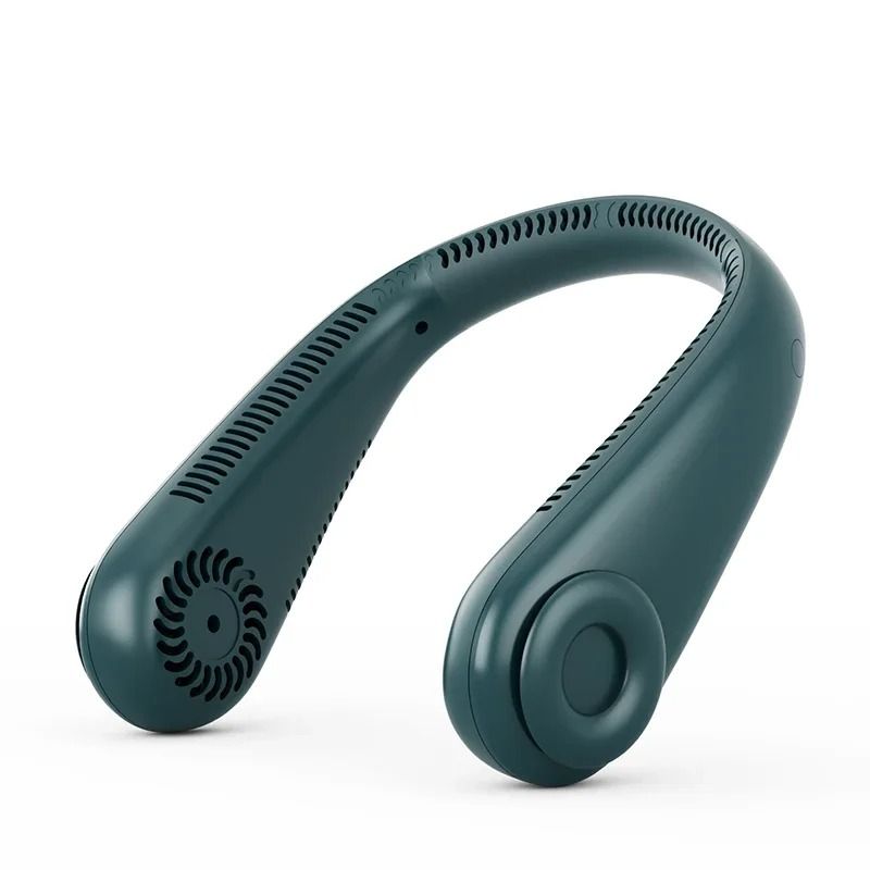 Hands Free Bladeless Neck Fan With Power Bank USB Rechargeable For Travel Sports And Office Use 7