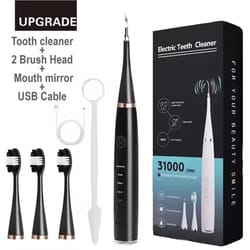 electric sonic toothbrush 3-in-1 usb rechargeable for tartar removal teeth whitening and oral care