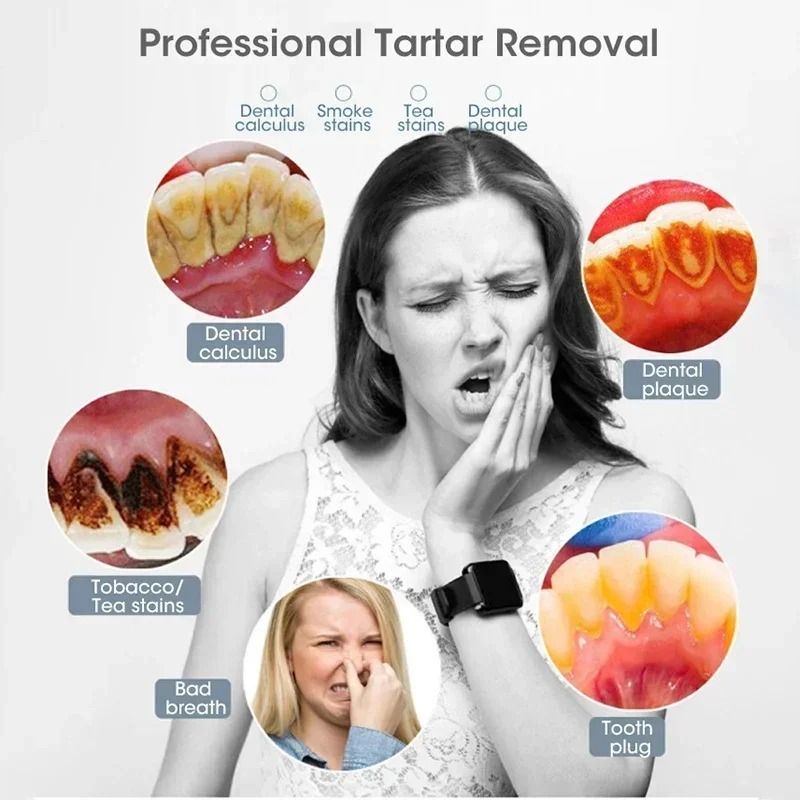 Electric Sonic Toothbrush 3in1 USB Rechargeable For Tartar Removal Teeth Whitening And Oral Care 4