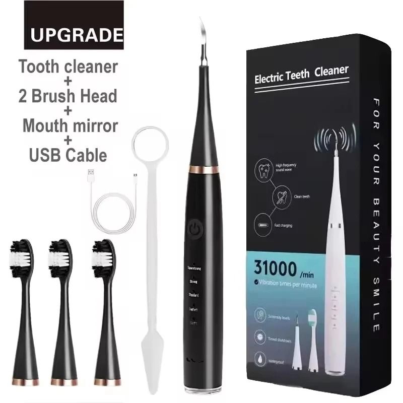Electric Sonic Toothbrush 3in1 USB Rechargeable For Tartar Removal Teeth Whitening And Oral Care 8