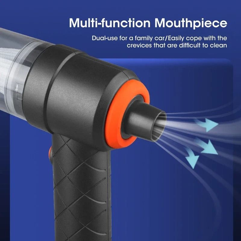 Wireless Portable Handheld Vacuum Cleaner With 6000Pa Suction USB Rechargeable 4