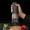 Electric Salt And Pepper Grinder Set Automatic Gravity Operated Adjustable Spice Mill 0