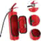 red fire extinguisher wine decor
