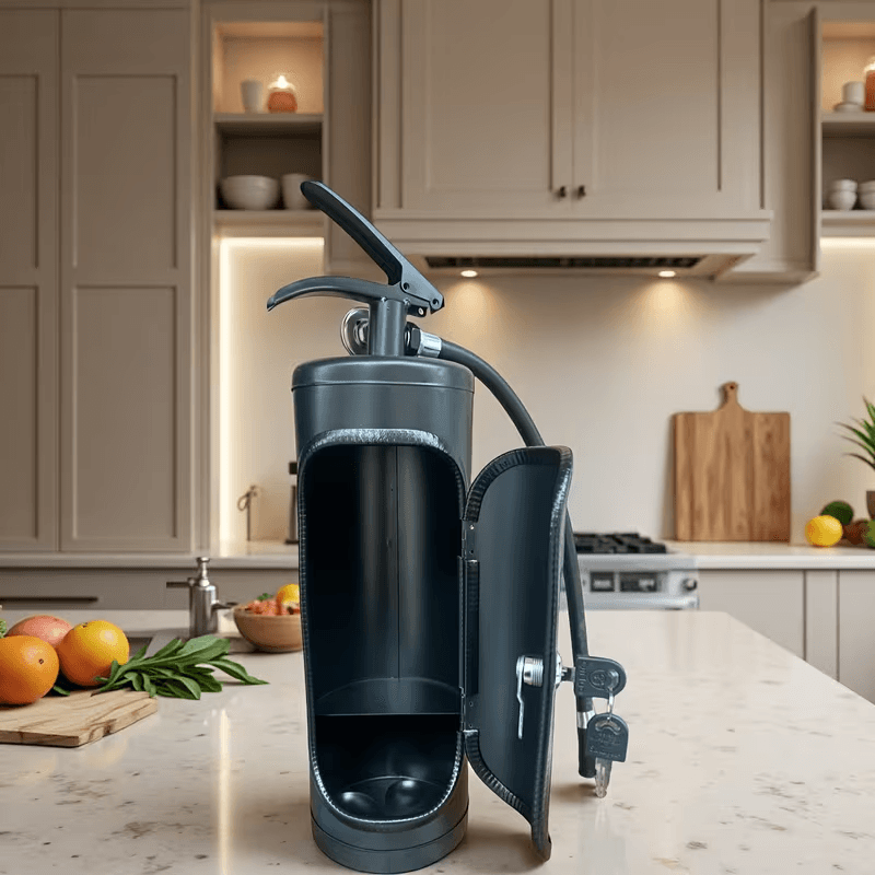 rustic firefighter gift wine rack