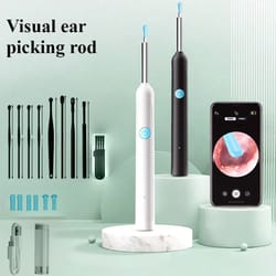 smart visual earwax removal tool with camera otoscope and rechargeable earpick set