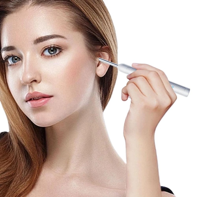 Smart Visual Earwax Removal Tool With Camera Otoscope And Rechargeable Earpick Set 5