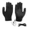USB Electric Heated Full Finger Touch Screen Gloves Windproof Thermal Mitts 7