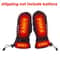 USB Charging Electric Heated Hand Warmer Gloves Waterproof 3Gear Temperature No Battery 0