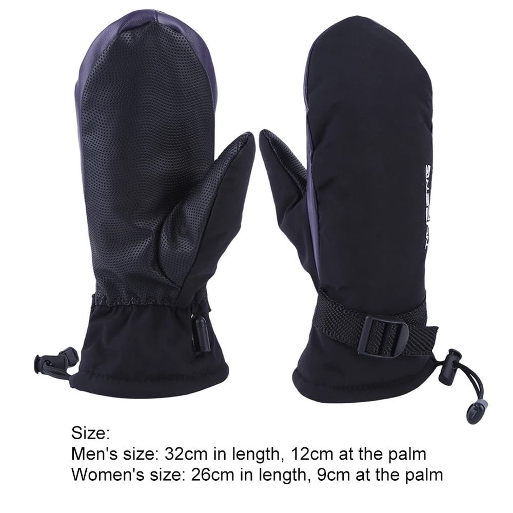 USB Charging Electric Heated Hand Warmer Gloves Waterproof 3Gear Temperature No Battery 5