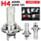 H4 9003 HB2 LED Headlight Conversion Kit Super Bright 12V White Driving Light 0
