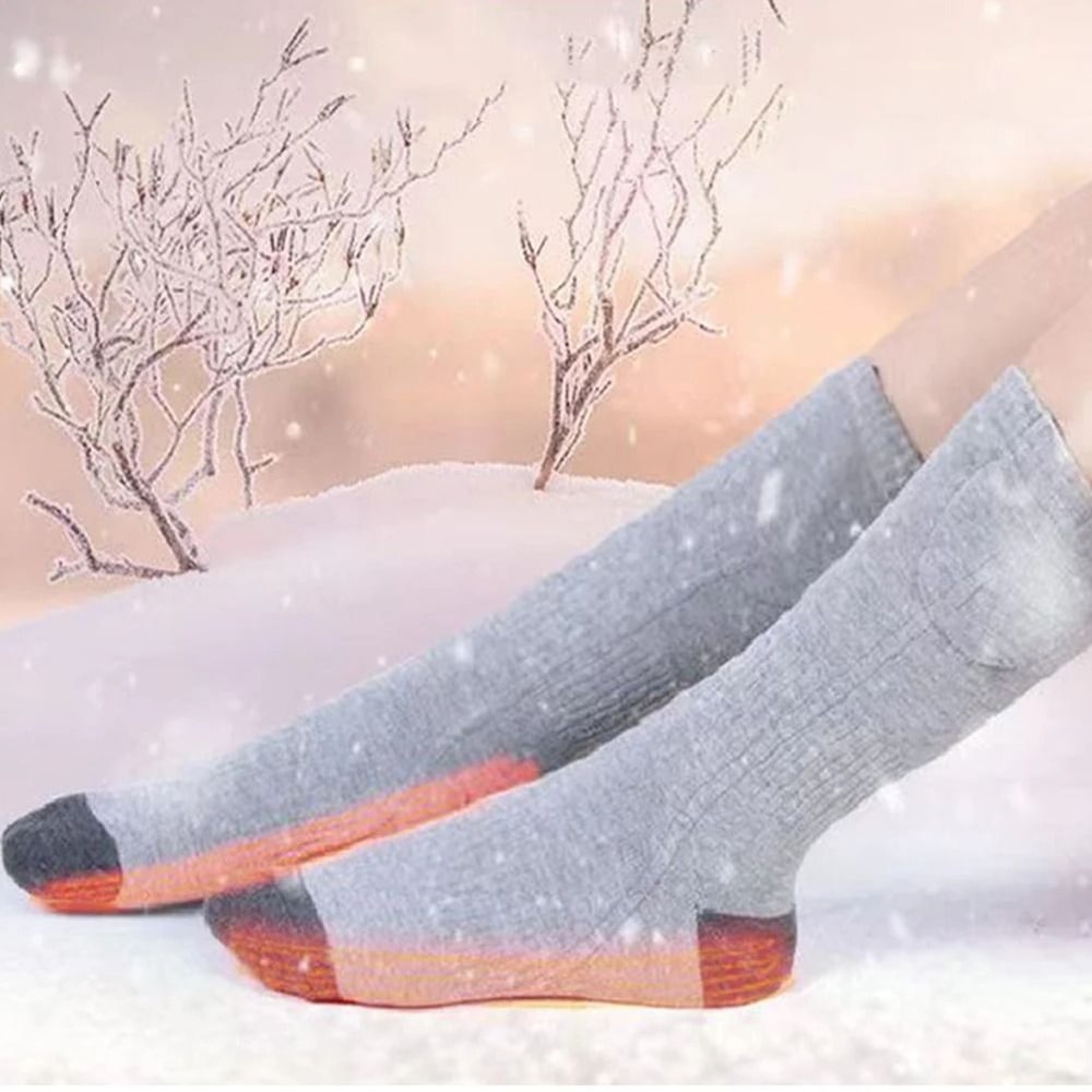 Electric Heated Socks With 3 Level Temperature For Cold Weather Sports 1
