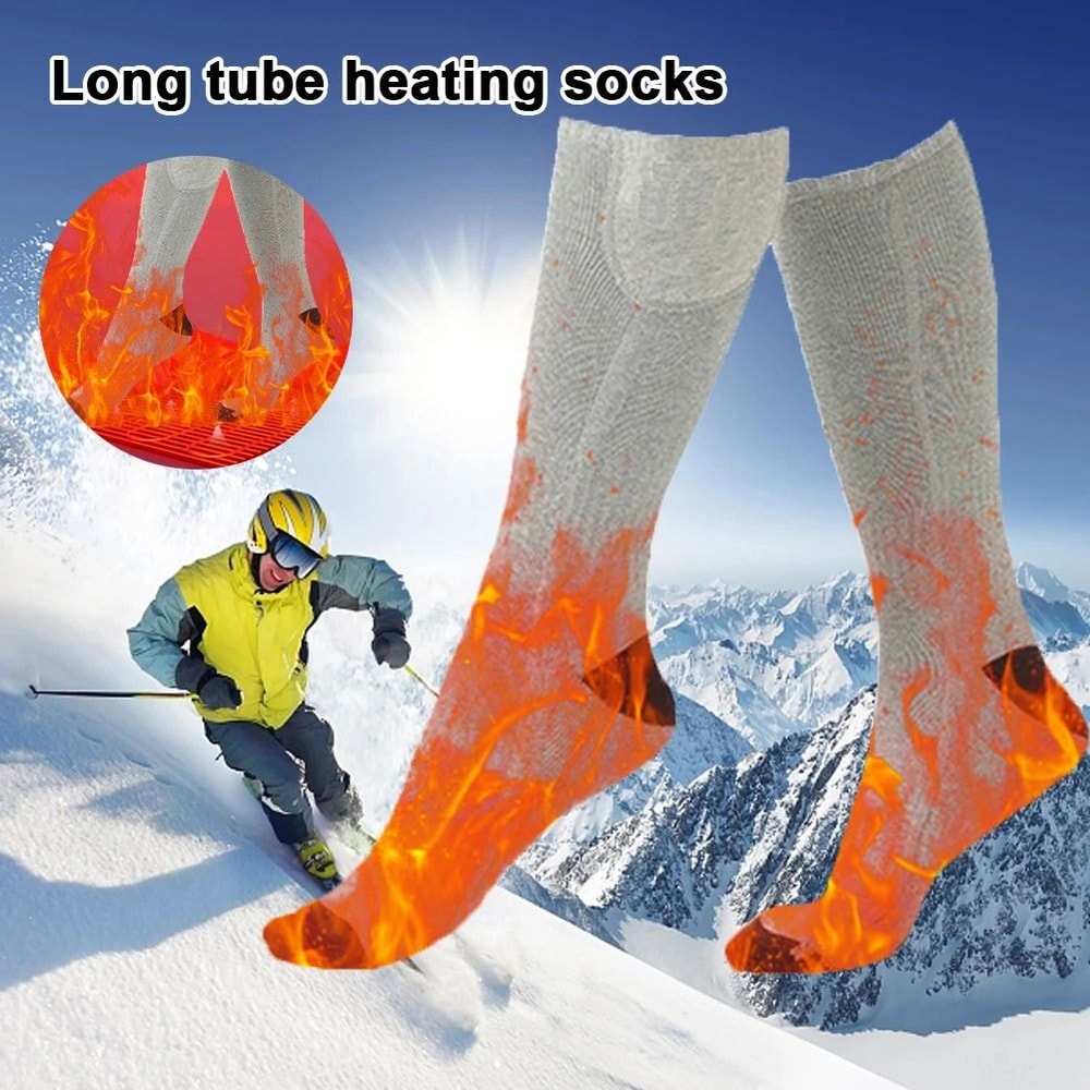 Electric Heated Socks With 3 Level Temperature For Cold Weather Sports 4