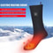 Electric Heated Socks 3 Level Temperature Winter Warm Long AntiSlip Socks No Battery 1