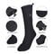 Electric Heated Socks 3 Level Temperature Winter Warm Long AntiSlip Socks No Battery 3