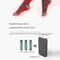 Electric Heated Socks 3 Level Temperature Winter Warm Long AntiSlip Socks No Battery 4