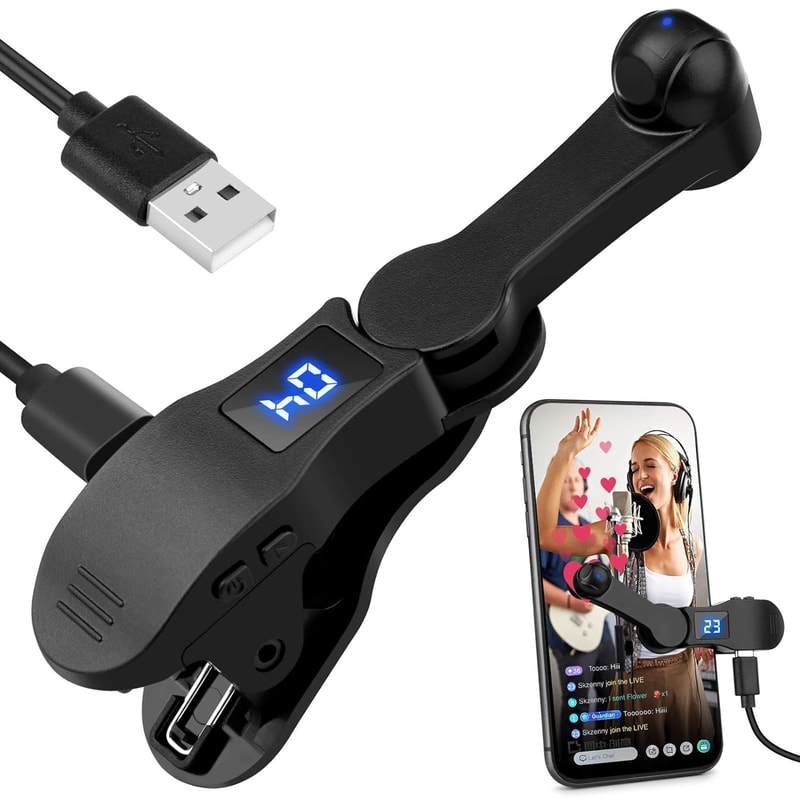 Phone Auto Screen Clicker Adjustable Touch Simulator Clip On Device 0