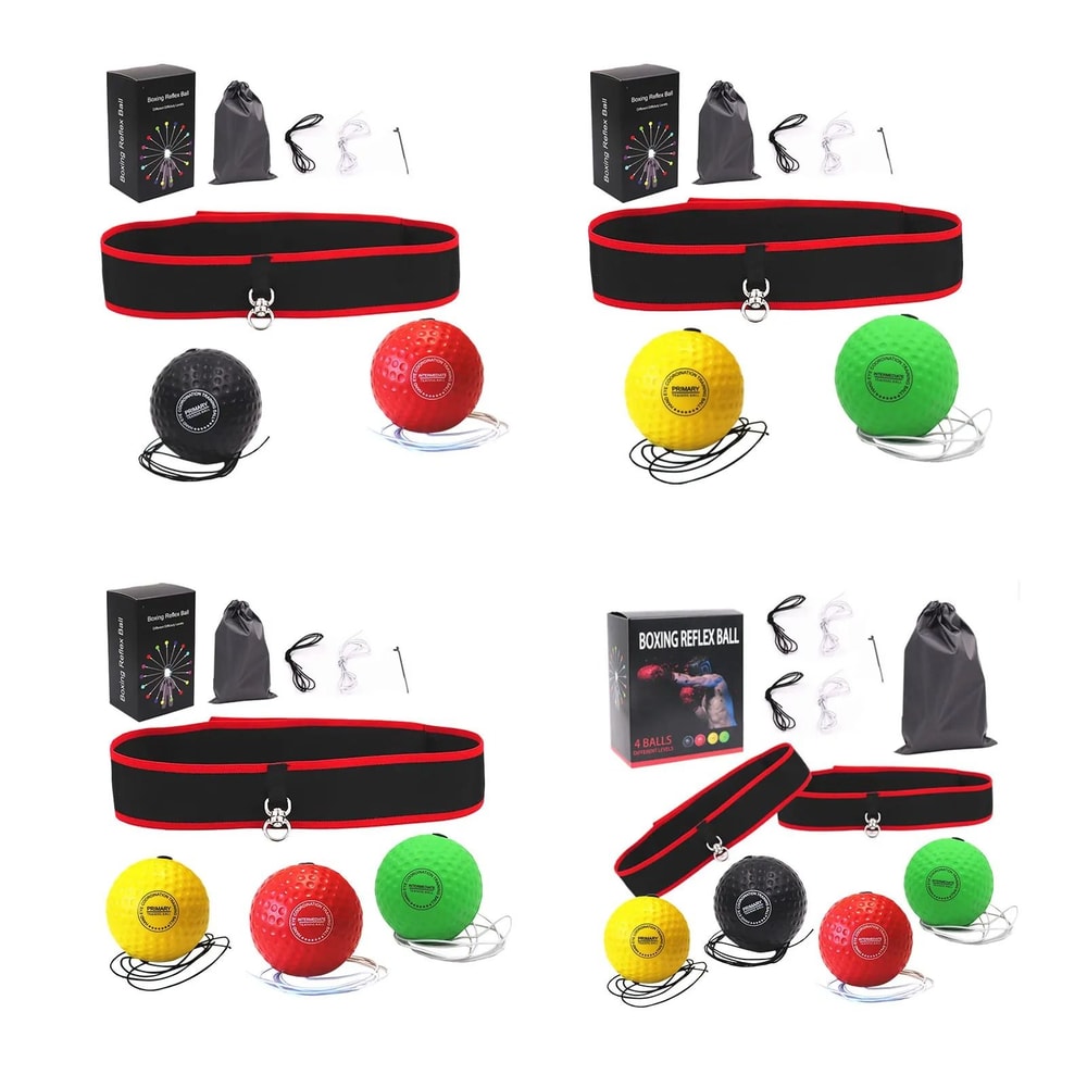 Boxing Reflex Ball Head Mounted Speed Training Set For Home Fitness 2
